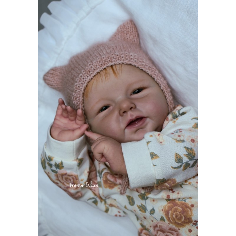 Poupée Reborn Réaliste Iris - 51 Cm - Bonnie Sieben - Fabriquée En France - Fille