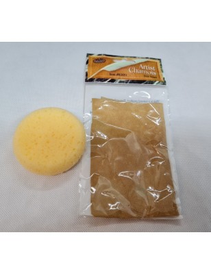 Synthetic sponge /chamois set