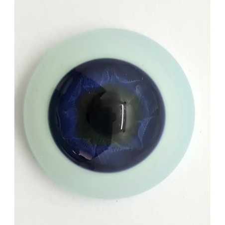 Lauscha FLAT - Blue sclera -NIGHT BLUE (glass)