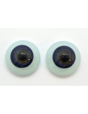 Lauscha FLAT - Sclera Blu -DARK BLUE (vetro)