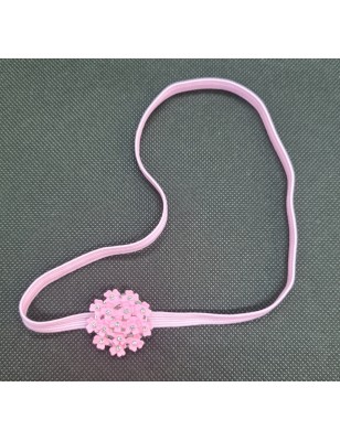 Fascia Fiore e Brillantini per capelli