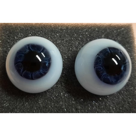 Lauscha 2 - Sclera Blu -NEWBORN (vetro)