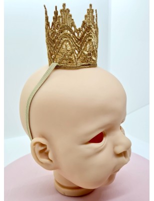 Headband Gold Lace Crown