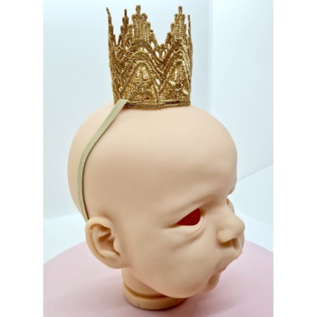 Headband Gold Lace Crown