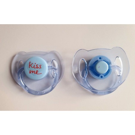 Pacifier KISS ME BLUE