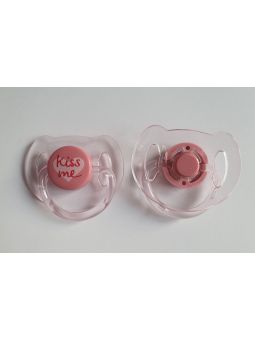Pacifier KISS ME PINK