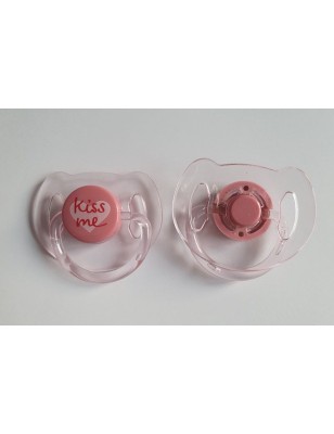 Pacifier KISS ME PINK