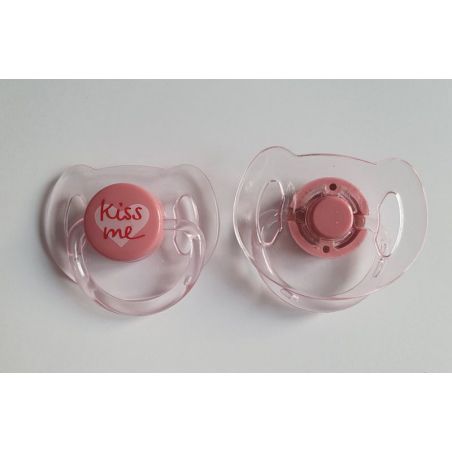 Pacifier KISS ME PINK