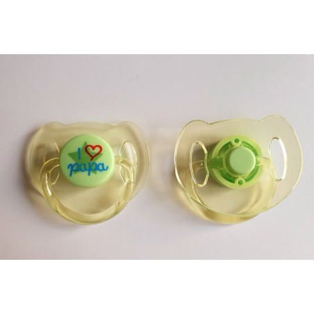 Sucette I LOVE PAPA LIME