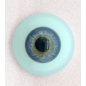 Lauscha FLAT BLUE GRAY- Blue sclera - Small Iris