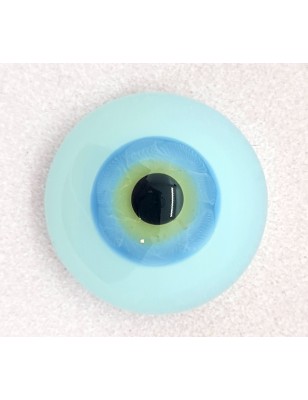 Lauscha FLAT SKY BLUE-Sclera Blu -Iride Piccolo