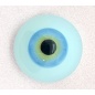 Lauscha FLAT SKY BLUE- Blue sclera - Small Iris