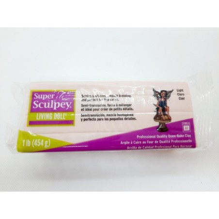 Modelling clay Super sculpey Living Doll "Light" 454 gr