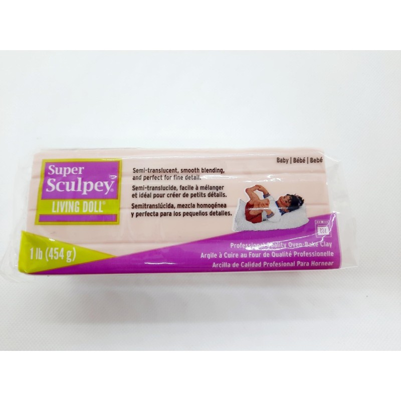 Super sculpey living doll baby deals