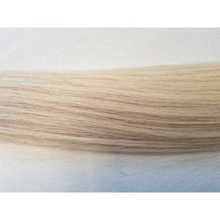 Human straight hair - Pale Blonde