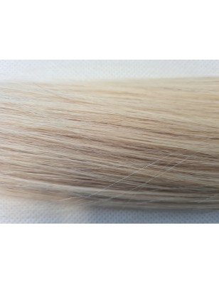 Human straight hair - Pale Blonde