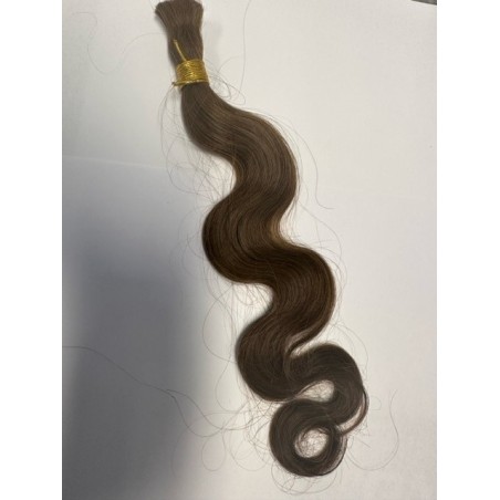 Human Wavy hair - Medium Brown