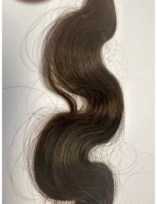 Human Wavy hair - Dark Brown