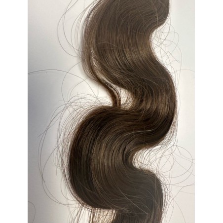 Human Wavy hair - Dark Brown