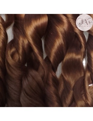 JU&NA mohair-GOLDEN AUBURN WAVY/CURLY