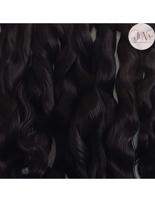 JU&NA mohair- DARK CHOCOLATE WAVY/CURLY