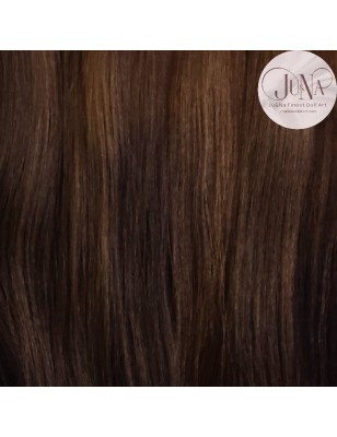 JU&NA mohair-BROWN STRAIGHT