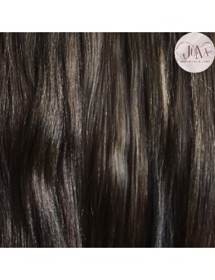 JU&NA mohair-COOL BROWN STRAIGHT