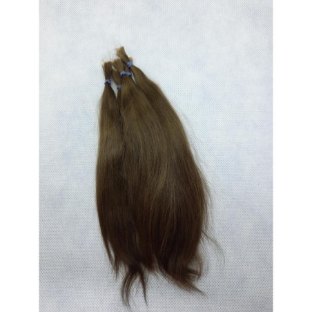 JU&NA mohair-COOL LIGHT BROWN STRAIGHT
