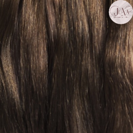 JU&NA mohair- MOCCA BROWN STRAIGHT