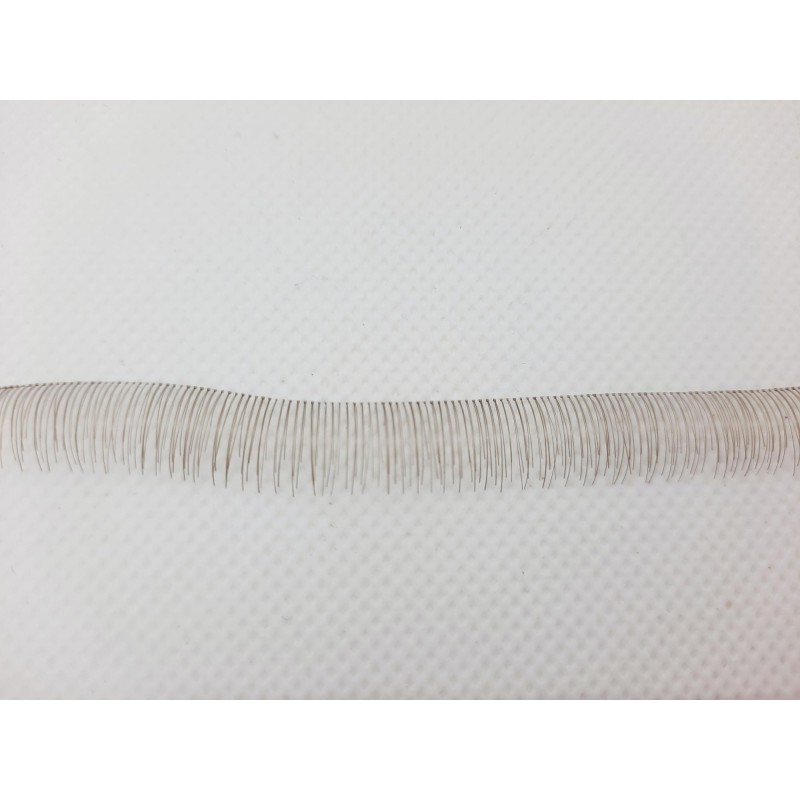 Ciglia 10 cm - Light Brown - Clear thread