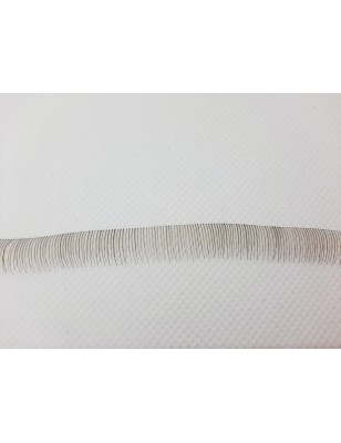 Ciglia 10 cm - Medium Brown - Clear thread