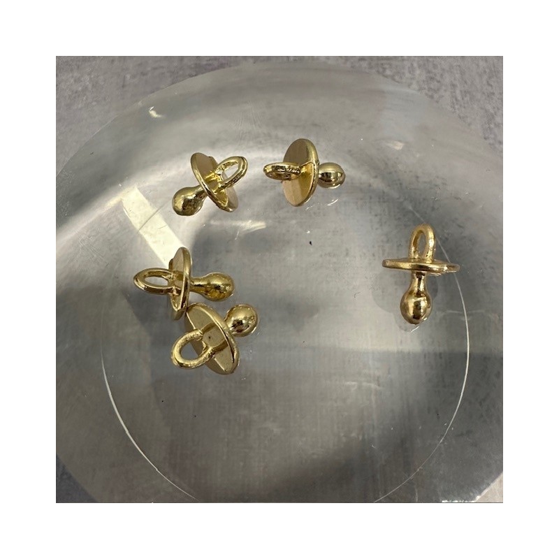 Set Ciondolo ciuccio light gold
