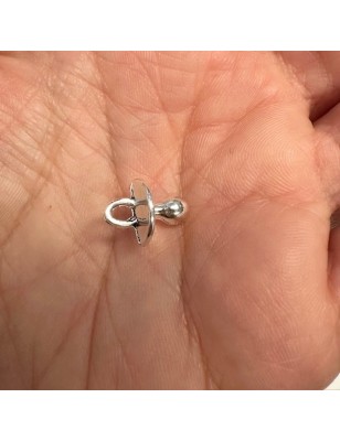 Pendant mini silver pacifier