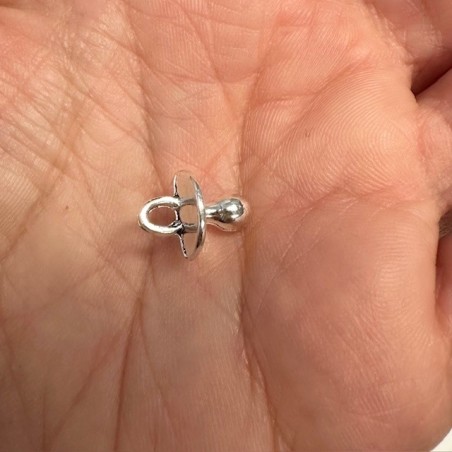 Pendant mini silver pacifier