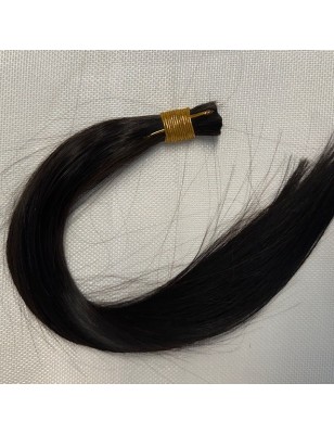 Human straight hair - Dark Brown