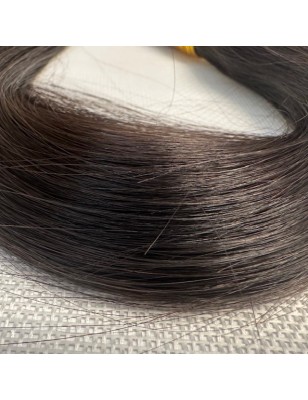 Human straight hair - Dark Brown