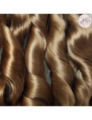 JU&NA mohair-NEW GOLDEN BLONDE WAVY/CURLY