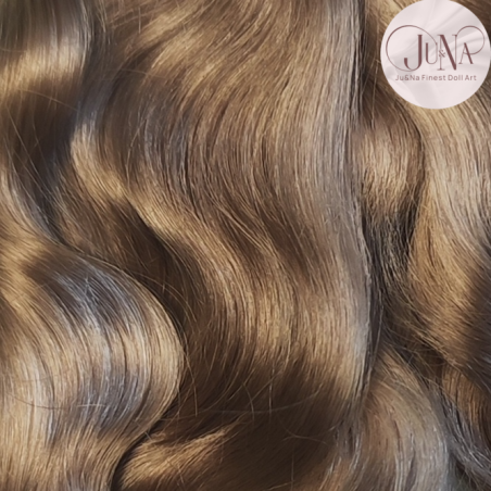 JU&NA mohair- NUDE MEDIUM BLONDE WAVY/CURLY