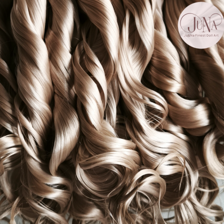 JU&NA mohair-BABY BLONDE WAVY/CURLY