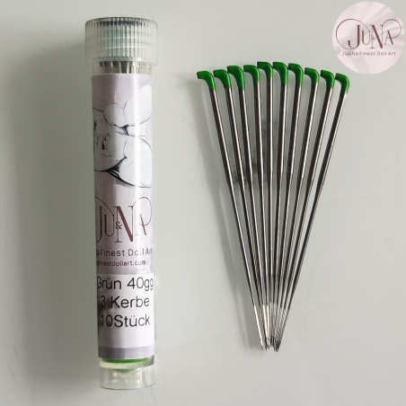Ju&Na Set 10 aghi VERDE 40 gg