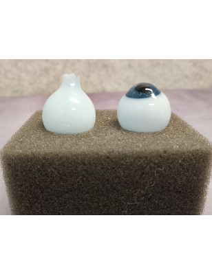 Lauscha BeBaby Design - Sclera Blu -  JUST NEWBORN BLUE 19 mm - 2a scelta