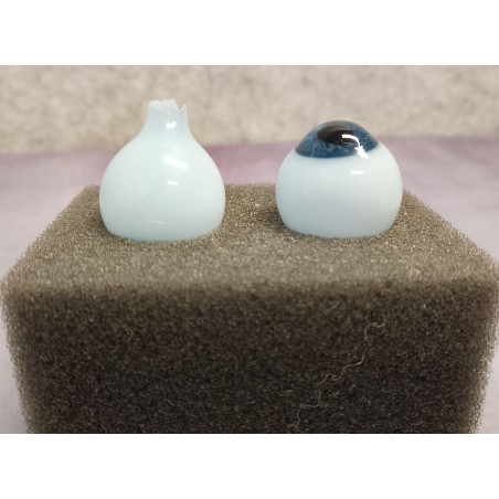 Lauscha BeBaby Design - Sclera Blu -  JUST NEWBORN BLUE 19 mm - 2a scelta