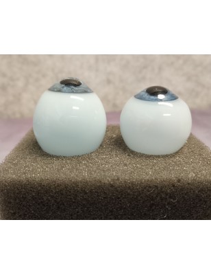 Lauscha BeBaby Design - Sclera Blu - MINERAL GREY BLUE 22 - 23 mm - 2a scelta