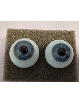 Lauscha BeBaby Design - Sclera Blu - MINERAL GREY BLUE 22 - 23 mm - 2a scelta
