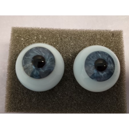 Lauscha BeBaby Design - Sclera Blu - MINERAL GREY BLUE 22 - 23 mm - 2a scelta