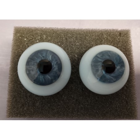 Lauscha BeBaby Design - Sclera Blu - MINERAL GREY BLUE 22 - 23 mm - 2a scelta