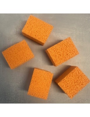 Orange artists sponges