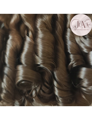 JU&NA mohair- DARK BLONDE WAVY/CURLY