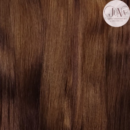 JU&NA mohair-GOLDEN BROWN STRAIGHT