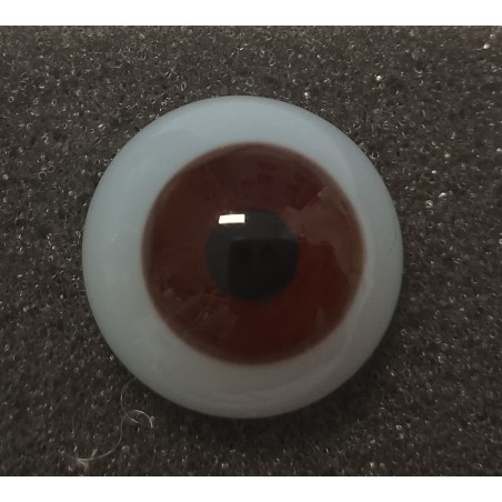Lauscha FLAT 2 NEW - Sclera Blu - CHOCOLATE BROWN (vetro)